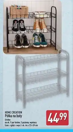 ALDI Półka na buty 64 x 23 59 cm Home Creation oferta