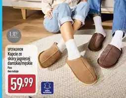ALDI Kapcie damskie ze skóry jagnięcej Up2Fashion oferta