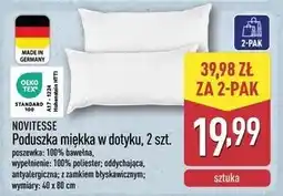 ALDI Poduszka 40 x 80 cm Novitesse oferta