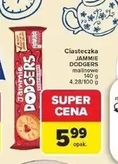 Carrefour Ciastka malinowe Jammie Dodgers oferta