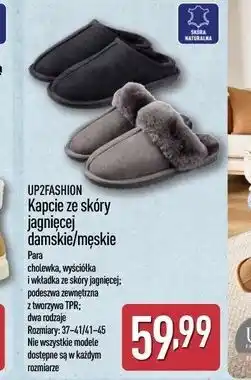 ALDI Kapcie męskie ze skóry jagnięcej Up2Fashion oferta