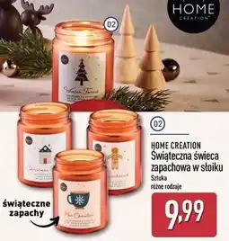 ALDI Świeca zapachowa w mini słoiczku Home Creation oferta
