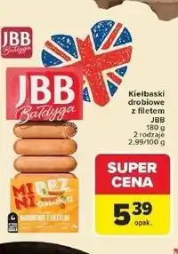 Carrefour Kiełbaski drobiowe z filetem mini bez osłonki Jbb Bałdyga oferta