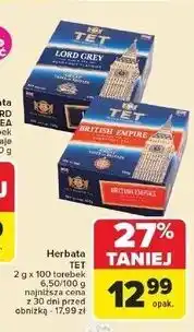 Carrefour Herbata Tet Lord Grey oferta