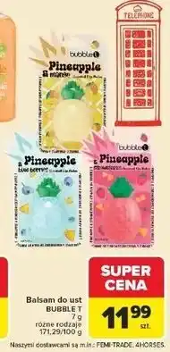 Carrefour Balsam do ust pineapple & blueberries Bubble T oferta