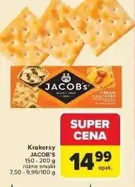 Carrefour Krakersy kremowe Jacob's oferta
