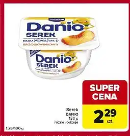 Globi Serek brzoskwiniowy Danone Danio oferta