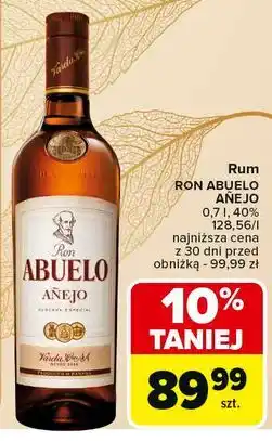 Carrefour Rum Abuelo Anejo oferta