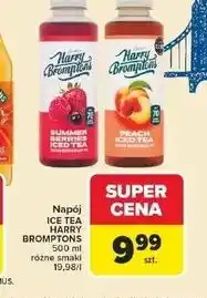 Carrefour Napój peach iced tea Harry Bromptons oferta
