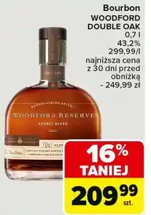 Carrefour Bourbon Woodford Reserve Double Oaked oferta