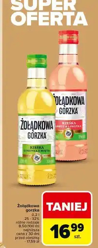 Carrefour Wódka Żołądkowa Gorzka Rześka Arbuz I Limonka oferta