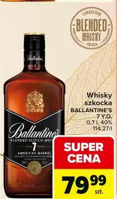 Carrefour Whisky Ballantine's 7 Yo oferta