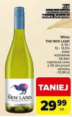 Carrefour Wino The New Land Marlborough Sauvignon Blanc oferta