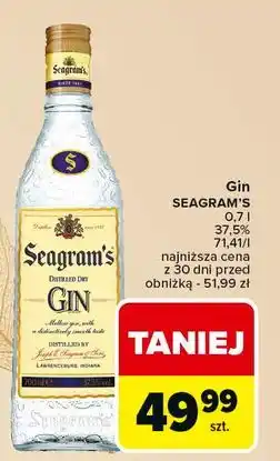 Carrefour Gin Seagram's Extra Dry oferta