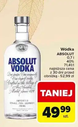 Carrefour Wódka Absolut Vodka oferta