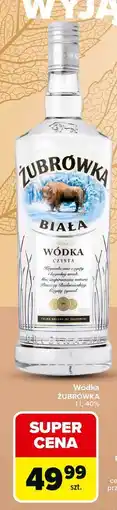 Carrefour Wódka Żubrówka Biała oferta