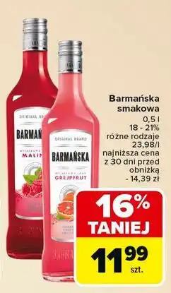 Carrefour Likier 21% Barmańska Malina oferta