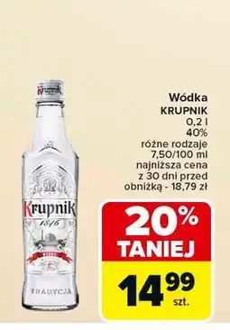 Carrefour Wódka Krupnik 1846 oferta