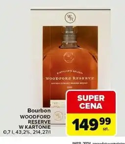 Carrefour Bourbon karton Woodford Reserve oferta