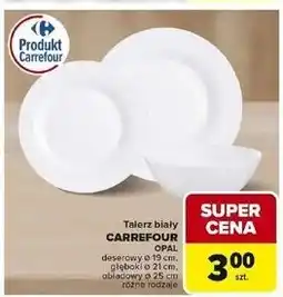 Carrefour Talerz opal 19 cm Carrefour oferta