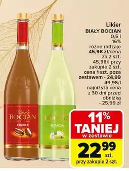 Carrefour Wódka Biały Bocian Pistacja oferta