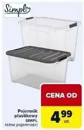 Carrefour Pojemnik plastikowy Simpl oferta