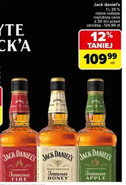Carrefour Whiskey Jack Daniel's Tennessee Apple oferta