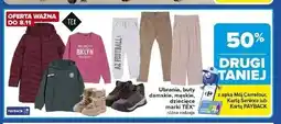 Carrefour Ubrania buty damskie, męskie, dziecięce Tex oferta