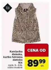 Carrefour Kurtka futrzana s-xl Tex oferta