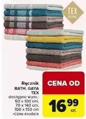 Carrefour Ręcznik gaya 70 x 140 cm Tex oferta