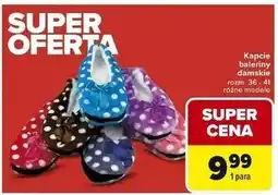 Carrefour Kapcie baleriny roz. 36-41 oferta
