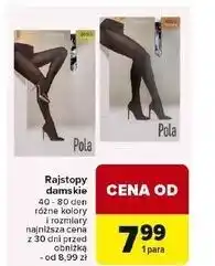 Carrefour Rajstopy damskie pola 80 den oferta