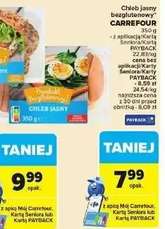 Carrefour Chleb bezglutenowy jasny Carrefour Extra oferta
