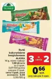Carrefour Rurki kukurydziane z nadzieniem kakaowym Alaska oferta