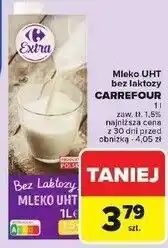 Carrefour Mleko 3.2% bez laktozy Carrefour Extra oferta