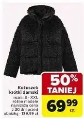 Carrefour Kożuszek krótki damski s-xxl oferta