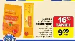 Carrefour Makaron penne ragiate bez glutenu Carrefour oferta