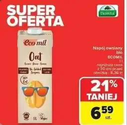 Carrefour Napój owsiany Ecomil oferta
