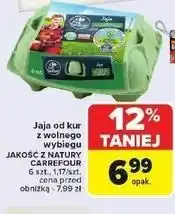 Carrefour Jaja z wolnego wybiegu kl. m Carrefour oferta