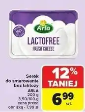 Carrefour Serek kremowy bez laktozy Arla oferta