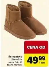 Carrefour Śniegowce damskie 36-41 oferta