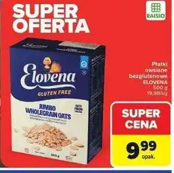 Carrefour Płatki owsiane bezglutenowe Elovena oferta