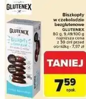Carrefour Biszkopty bezglutenowe w czekoladzie Glutenex oferta
