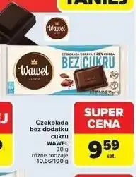 Carrefour Czekolada gorzka bez dodatku cukru 70 % Wawel oferta