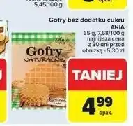 Carrefour Gofry naturalne bez cukru Ania Bio oferta