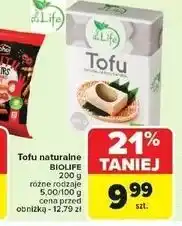 Carrefour Tofu naturalne bio Bio Life oferta