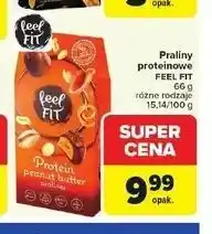 Carrefour Praliny z masłem orzechowym Feel Fit Protein oferta