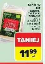 Carrefour Ser ekologiczny gouda - kostka Serabio oferta
