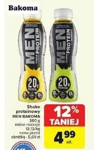 Carrefour Shake bananowy Bakoma Men Protein oferta