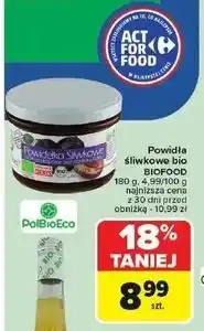 Carrefour Powidła śliwkowe Bio Food oferta